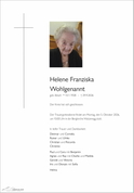 Helene Franziska Wohlgenannt